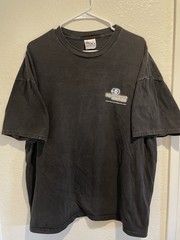 VINTAGE 90s Foundry Networks Tech Promo T-Shirt Hanes Beefy-T Black XXL Rare