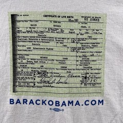 Vintage Barack Obama Shirt Mens XL White Birth Certificate President Y2K RARE