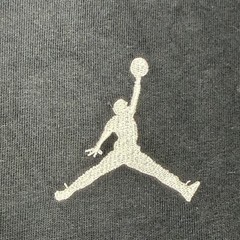Jordan Mens Jumpman Embroidered T-Shirt Black DC7485-010 Medium NWT