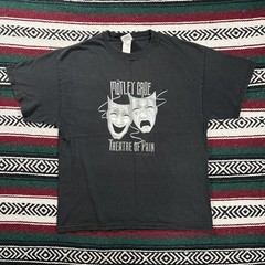 Vintage Motley Crue Theatre of Pain Tour T Shirt Mens L 2005 Black