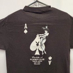 Vintage A1 Playboy Club Tokyo Japan 1976 Anime T Shirt Adult Medium 38×25
