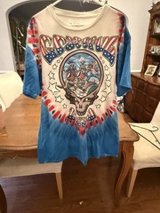 Vintage 1993 Grateful Dead Revolutionary Dead Mike Dubois Liquid Blue XL