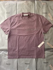 NEW Fear of God Essentials Plum SS23 T-Shirt Size Large (L), 100% Authentic