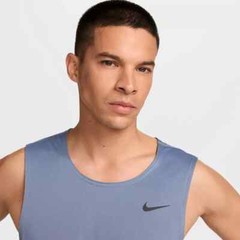 Men Nike Ready DRI-FIT Running Fitness Tank Top Miler Blue Black DV9813 493 XL