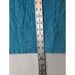PATAGONIA Men’s Teal Pocket T Ocean Mountains Small (Slim Fit) $45 Retail Blue