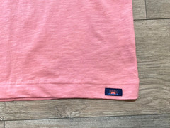 Faherty Sunwashed Short Sleeve T Mens XL Pink Organic Cotton Pocket Shirt