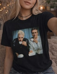 Buffy the Vampire Slayer T-Shirt ✩ SPIKE + GILES Tea Party ♡ Vintage Retro TV!
