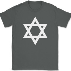 Star of David T-Shirt Hebrew Jewish Jewdism Religious Christian Israel Tee