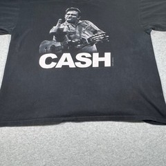 Johnny Cash Shirt Adult Extra Extra Large Black Country Music Singer Songwriter