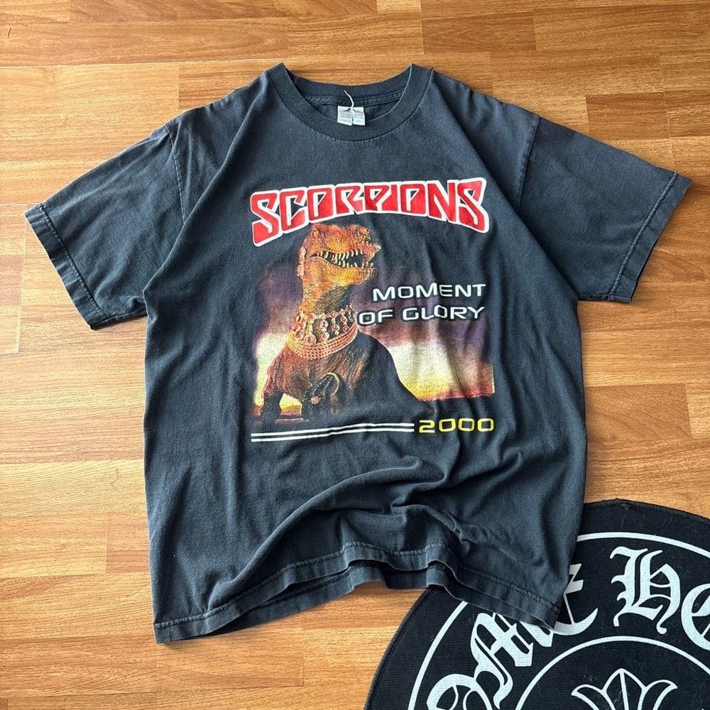 Vintage 2000 Scorpions Moment of Glory Tour Concert Band T-Shirt