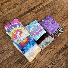Vintage Blank Tye Dye Tee Shirt Project Bundle Lot (11) M-XL