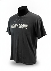 Thrashed Benson Boone Concert T Shirt XXL Black Paint Splatter Graphic Tee
