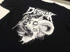 VINTAGE Metalocalypse Dethklok 2012 Tour T Shirt BlK SZ L METAL ROCK Adult Swim