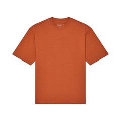 Mens Wordmark Oversized Short Sleeve Tee Chocolate