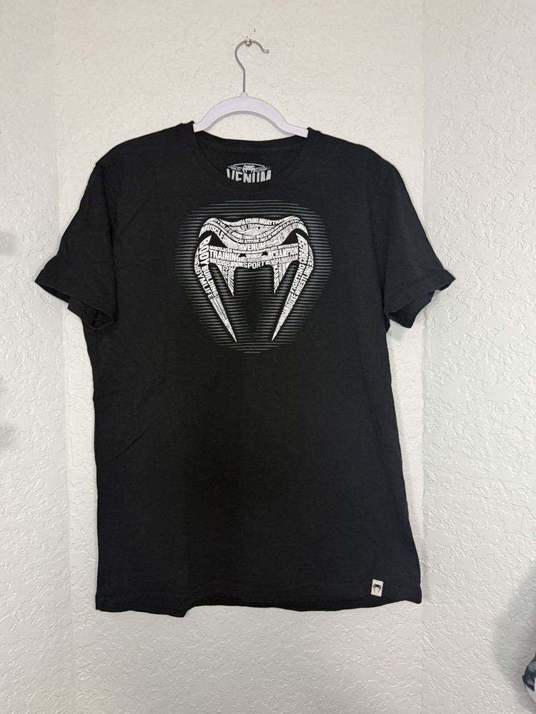 Venum MMA T-Shirt Snake Logo Men XL, UFC, Mixed Martial Arts
