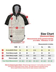 ZIMEGO Men’s Short Sleeve Hooded Henley Tee – Casual Activewear Athletic Top