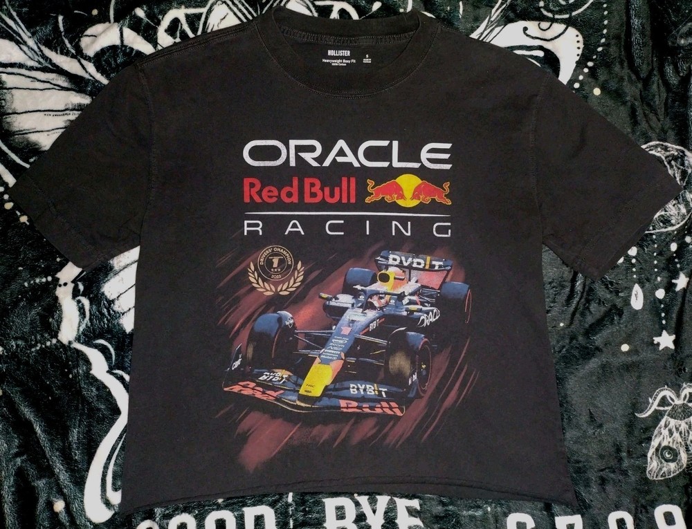 Hollister x Oracle Small Red Bull Racing Heavyweight Boxy Fit Graphic T-Shirt