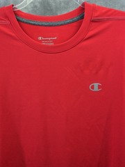 Champion Mens Double Dry Performance T-Shirt Red Short Sleeve Crewneck XL NWT