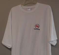 Toyota Old Logo Embroidered Adult T-Shirt S-6XL, LT-4XLT New