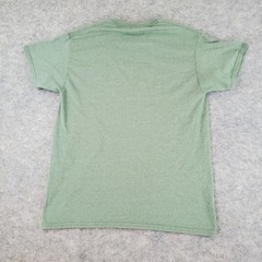 Fairbanks Alaska Shirt Mens Medium Green Graphic Crew Neck Short Sleeve Stretch
