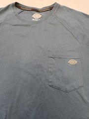 Dickies Cooling Temp IQ Performance Blue Pocket T-Shirt LT
