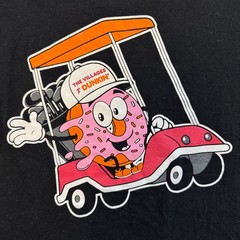 Dunkin Donuts T-Shirt XL Black The Villages Employee Work Uniform Short Sleeve