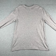 Asos Shirt Medium Gray Heather Long Sleeve Pullover Mens