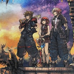 Kingdom Hearts III Disney Square Enix Graphic T-Shirt Black Large Gamer Anime