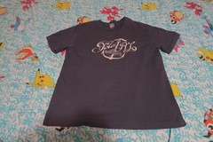 Polo Ralph Lauren T Shirt Slate Blue Nautical Coastal Anchor Single Stitch Med