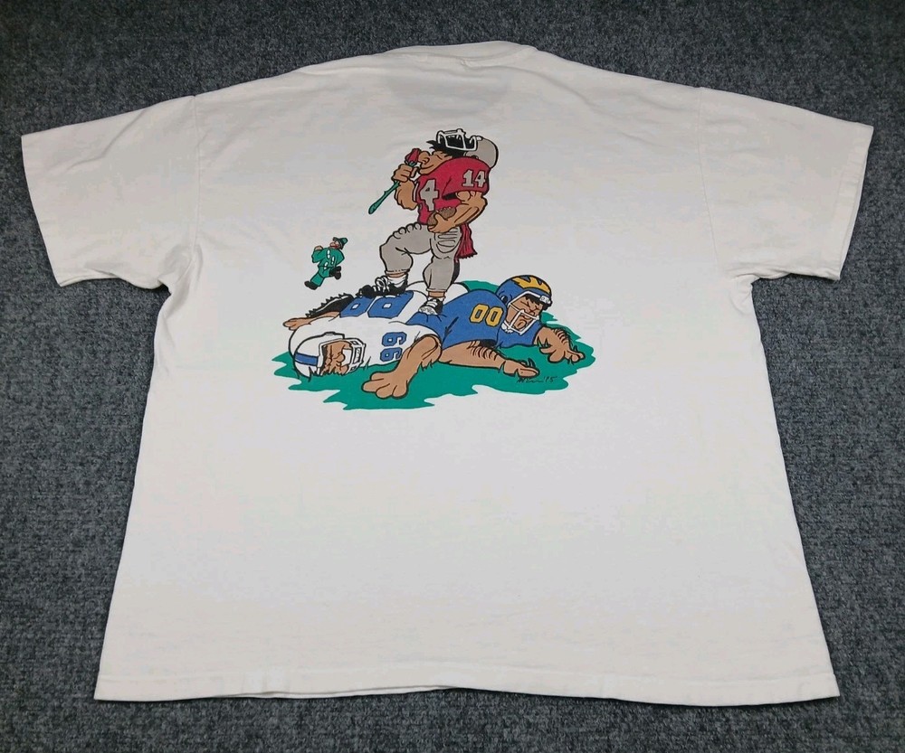 Vintage Ohio State Rose Bowl 80’s T Shirt Mens Size XL NCAA College Football
