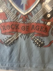 Def Leppard Rock of Ages tour T shirt Men’s XL Double Sided Blue 2015