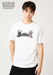 [Graniph]Bravely Default / Octopath Traveler HOKAKU | White T-shirt Sizes SS-XXL