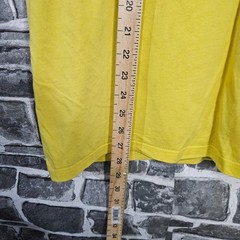 Fred & Boston T-Shirt Mens XXL Yellow with Navy Logo Cotton