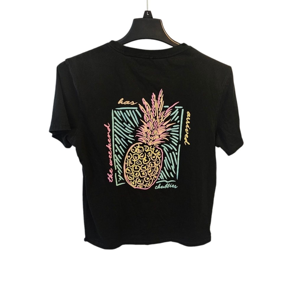 Chubbies The Weekend Has Arrived Pocket T- Shirt Size Medium Graphic Beach