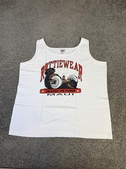 VTG 90s Rottiewear Shirt Mens L Tank Maui Rottweiler Muscle Body Building Gym