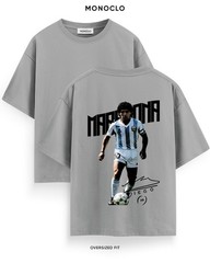 Oversized Soccer Graphic T-Shirt Men’s Vintage Style Football Player Apparel Tee