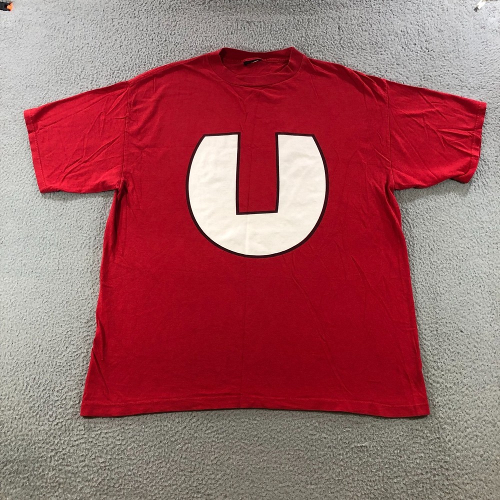 vtg 90’s underdog cartoon T shirt mens XL red dog single stitch bottom 1996
