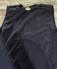 Under Armour Men’s Regular Size XL Black HeatGear Compression Sleeveless Shirt