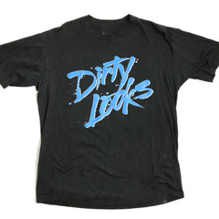 Dirty Looks Blue Logo T Shirt All Size S to 5Xl AQ391