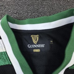 Guinness Mens XL Hockey Jersey Medium Ireland 1759 Promo Toucan Black Green