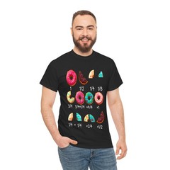 Math Donut Fraction Back To School Teacher T-Shirt