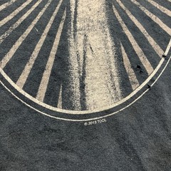 Thrashed 2013 Tool LA California Tour Shirt Faded Black Large