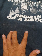 Vintage Public Enemy Rebirth of A Nation T-Shirt Size 2XL Used As-Is Distressed
