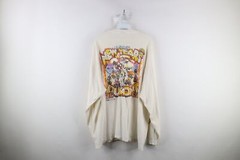 Vtg Y2K 2002 Streetwear Mens XL Thrashed Dumont New Years Fire Flames T-Shirt