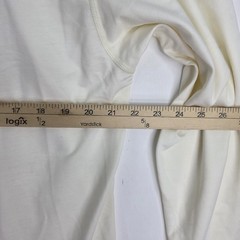 BYLT Premium Basics Men’s XL Drop Cut Lux Shirt Long Sleeve Henley Off White NWT