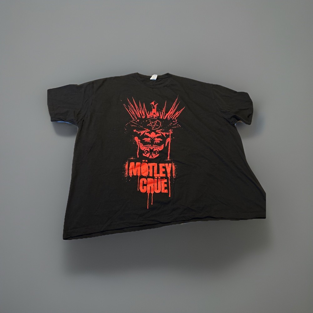 Motley Crue Band Tshirt – The Future Is Ours – Size 3XL Black W Red