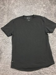 BYLT Drop Cut Short Sleeve Lux Shirt Mens Size Large Gray
