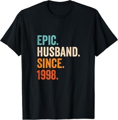 Mens Epic Husband Since 1998 | 23rd wedding anniversary 23 years T-Shirt