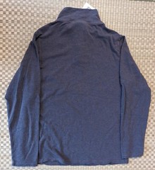 NWT Jungmaven IWEYOU Hemp Merino Wool 1/4 Zip Sweatshirt Gray Mens Size Small