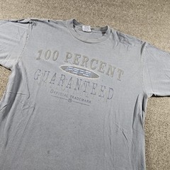 Vintage Pepsi Shirt Mens L/XL Gray 100 Percent Guaranteed Graphic T-Shirt 90s